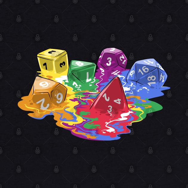 Melting Dice by Zascanauta